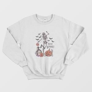 Stay Spooky Halloween Skeleton Sweatshirt